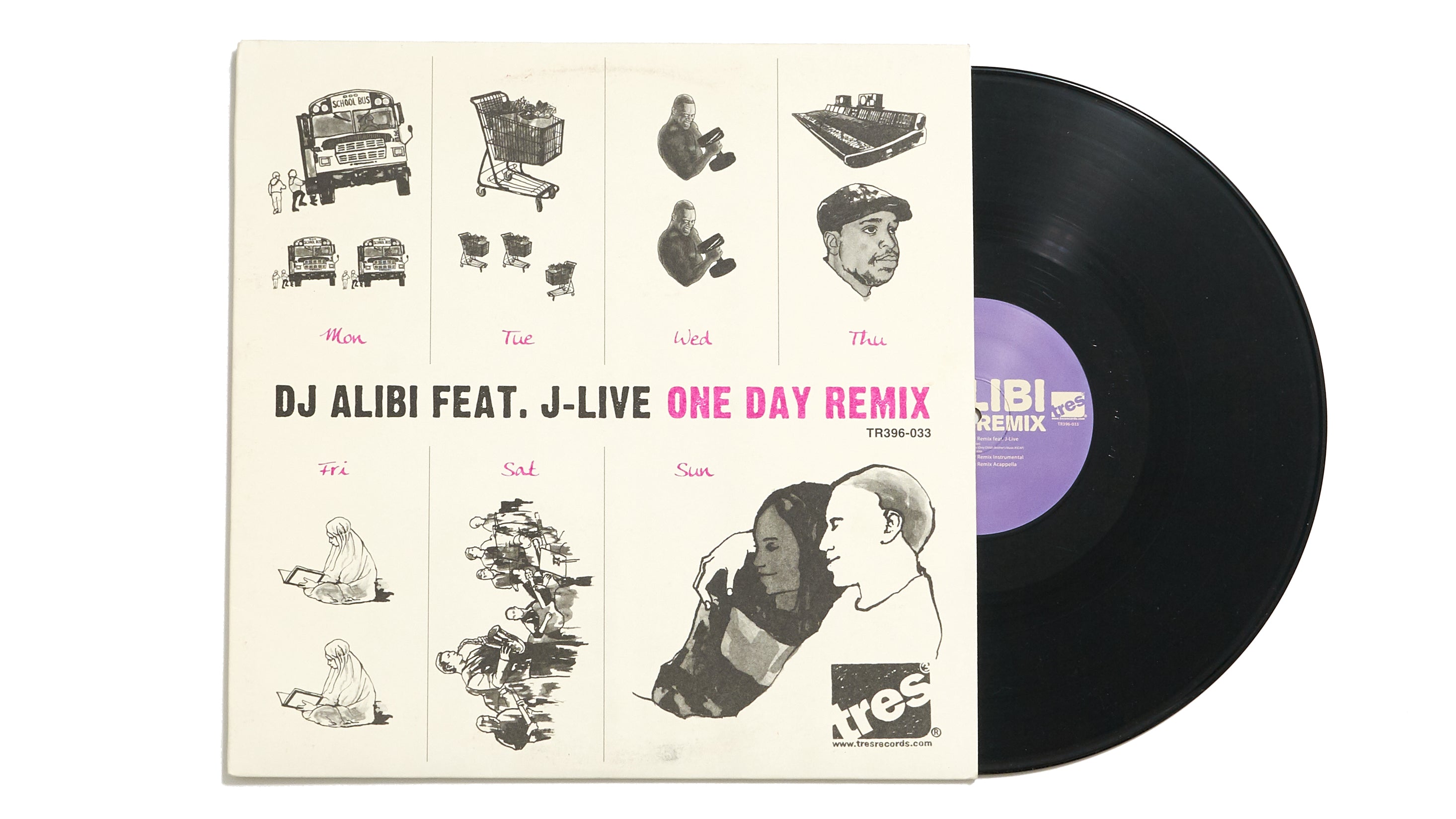 DJ Alibi "One Day Remix feat. J-Live" (12")